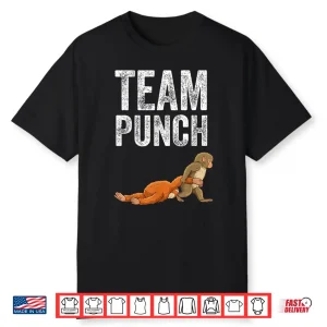 Baby Monkey Team Punch Shirt Cute Viral Macaque Lover Japan Shirt