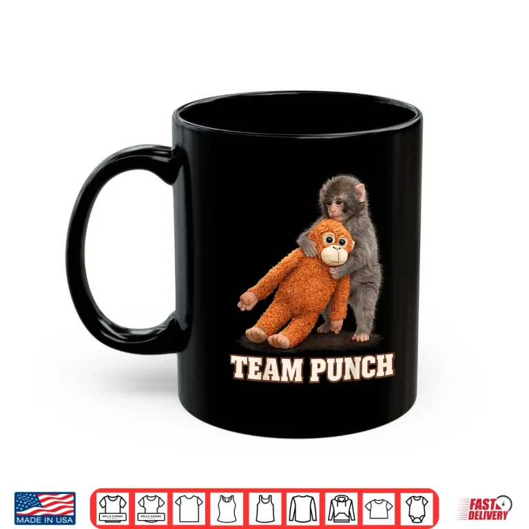 Mug Adorable Monkey Punch Baby Graphic Team Punch Big Love Gifts Shirt