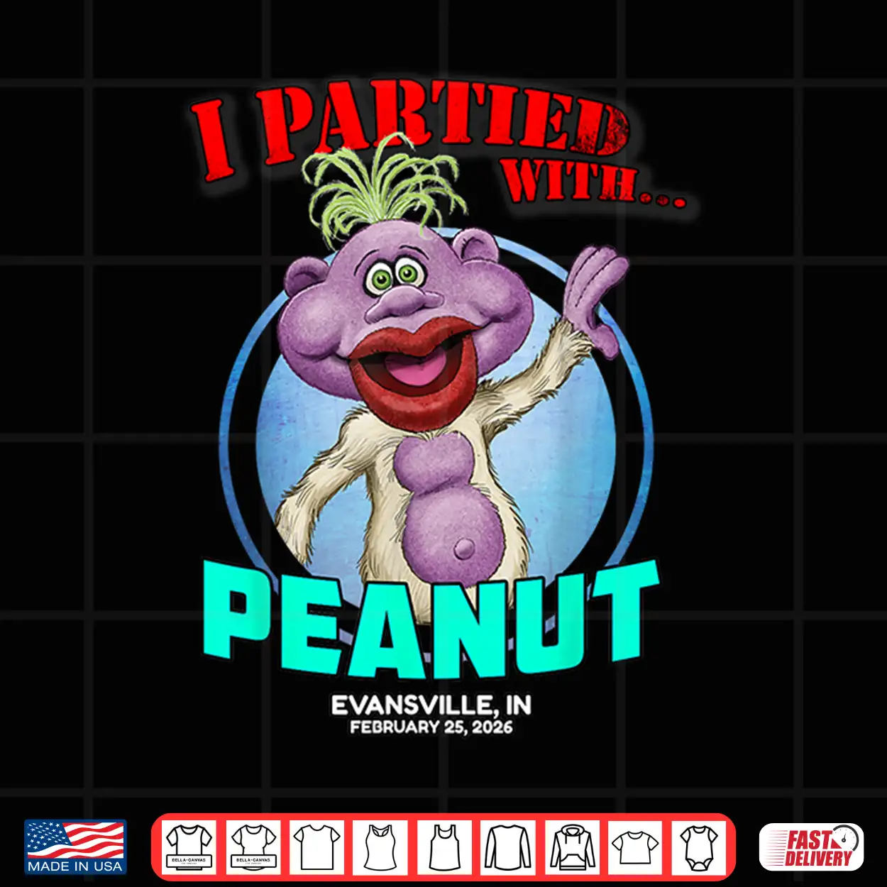 Peanut Evansville In (2026) Shirt Peanut Evansville In (2026) Shirt