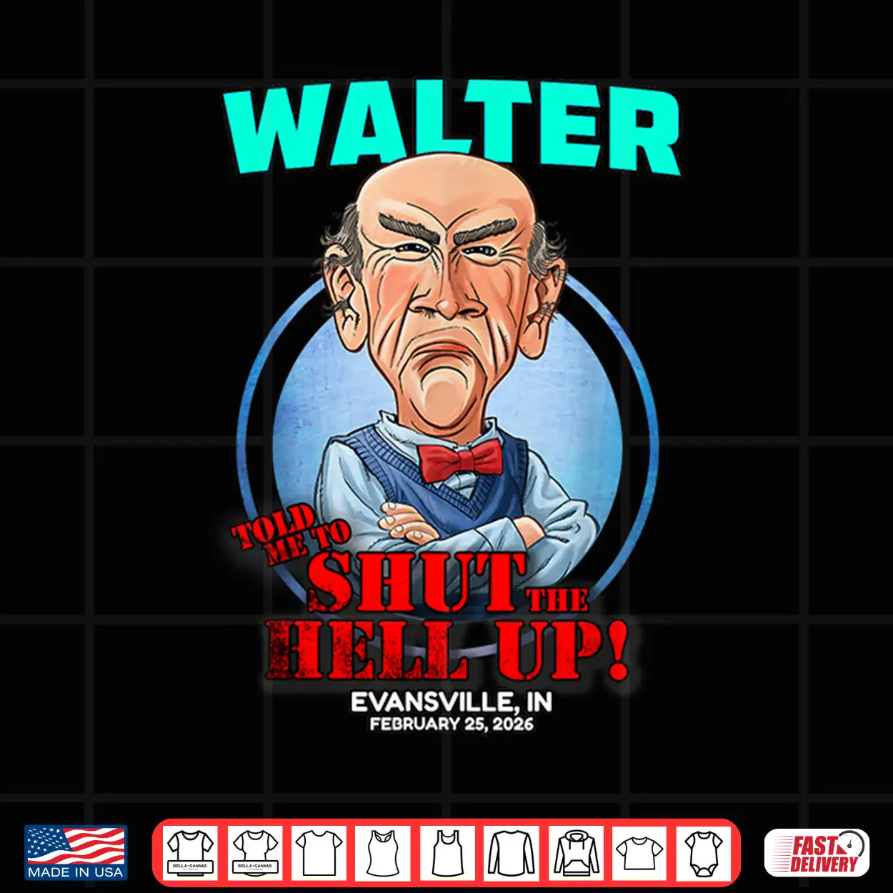 Walter Evansville In (2026) Shirt Walter Evansville In (2026) Shirt