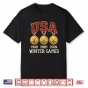 Ice Hockey 2026 Sticks Us Flag Patriotic Player Men Boys Kid Shirt