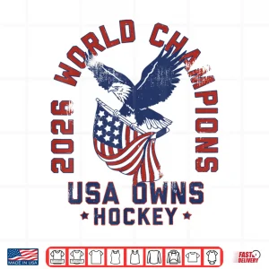 Design USA Owns Hockey 2026 Tee Shirt