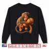Baby Monkey Punch Mama Monkey Toy Warm Hug Cute Meme Tees Shirt