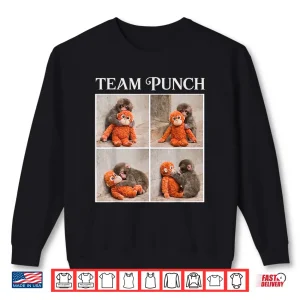 Sweatshirt Cute Baby Monkey Team Punch Shirt