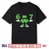 Funny Six Seven Saint St Patricks Day 67 Meme Boys Kids 6 7 Shirt
