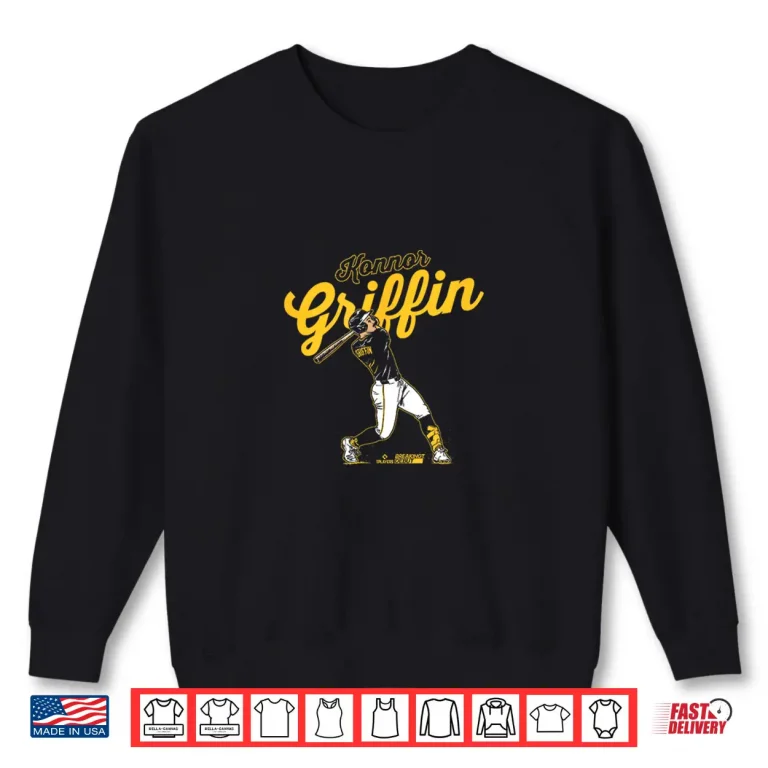 Sweatshirt Konnor Griffin Slugger Swing Pittsburgh Baseball Shirt