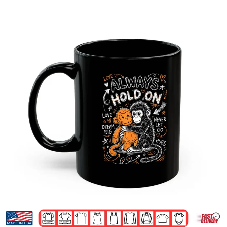 Mug Punch Monkey Cute Baby Funny Animal Shirt