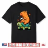 Cute Capybara Gamer Anime Turtle Funny Kids Graphic Kawaii Shirt