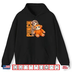 Hoodie Cute Babys Love Mama Punch Monkey Shirt