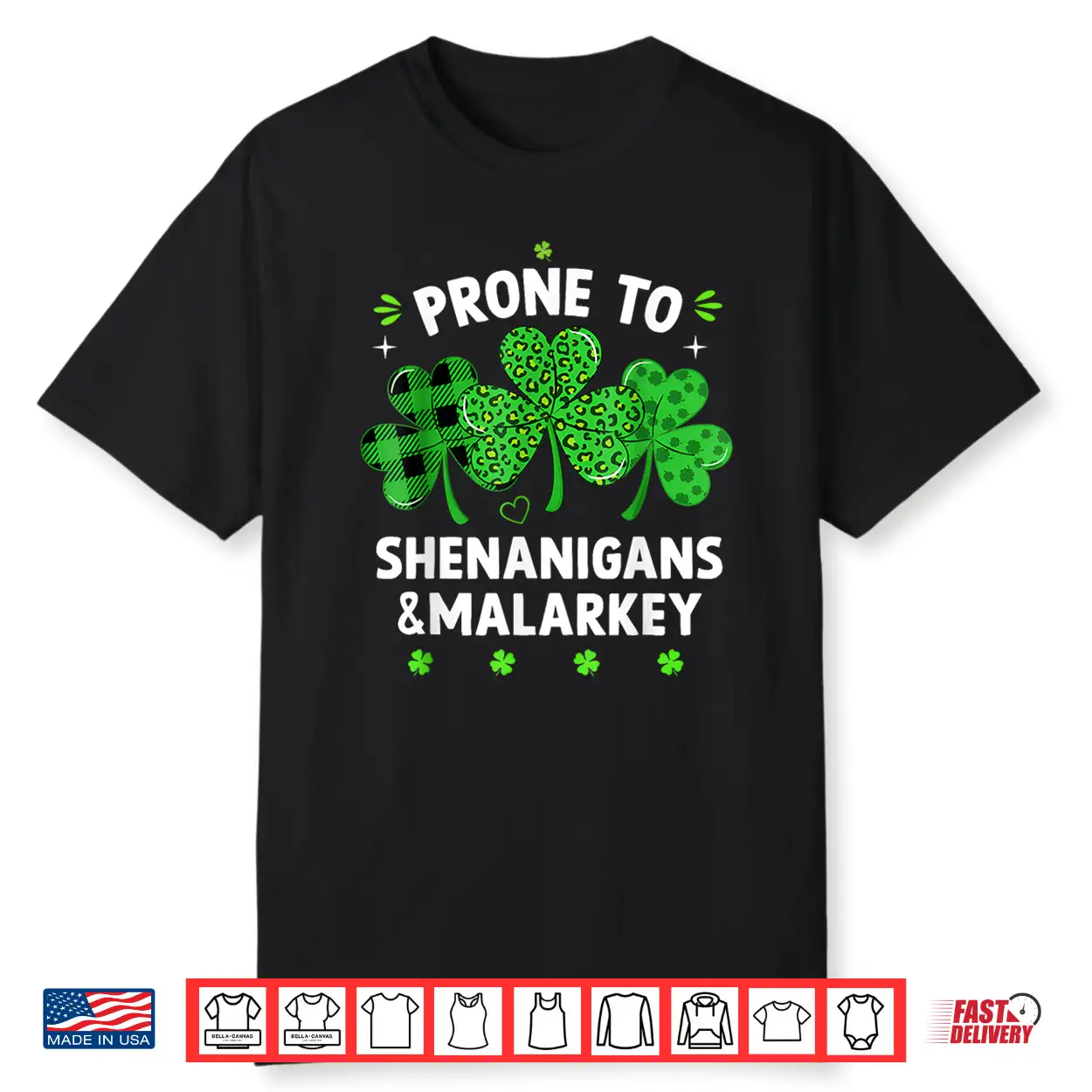 Prone To Shenanigans And Malarkey Funny St Patricks Day Boys Shirt Prone To Shenanigans And Malarkey Funny St Patricks Day Boys Shirt