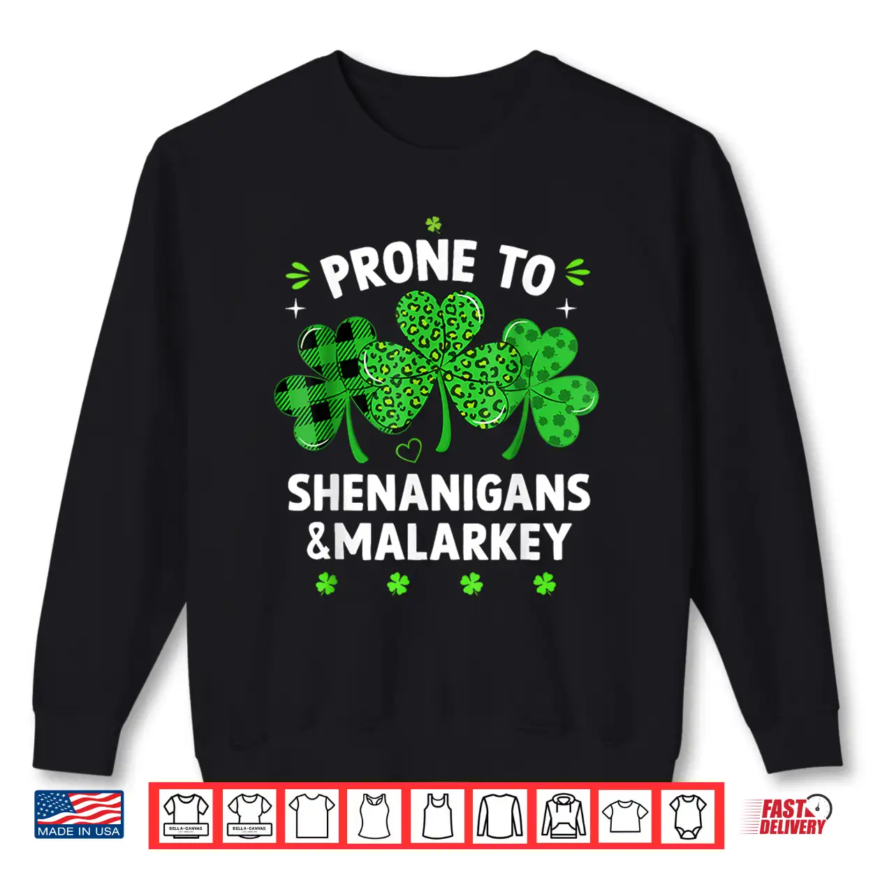 Prone To Shenanigans And Malarkey Funny St Patricks Day Boys Shirt Prone To Shenanigans And Malarkey Funny St Patricks Day Boys Shirt