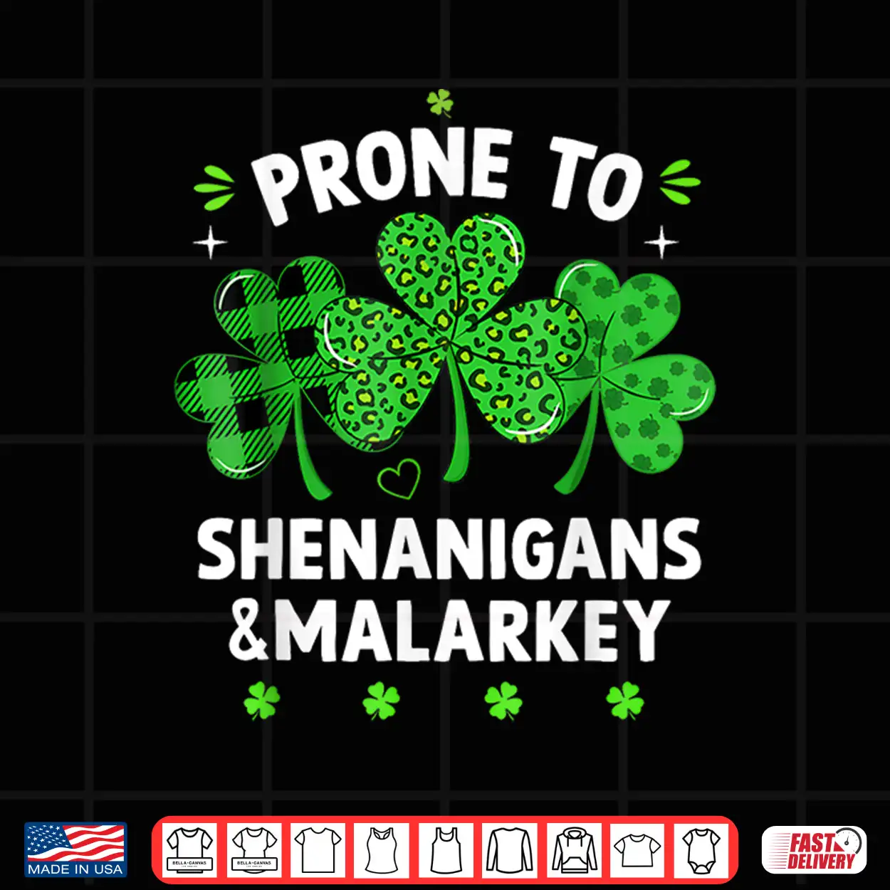 Prone To Shenanigans And Malarkey Funny St Patricks Day Boys Shirt Prone To Shenanigans And Malarkey Funny St Patricks Day Boys Shirt