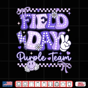 Design Purple Team Happy Field Day School Trip for Teacher Student Shirt