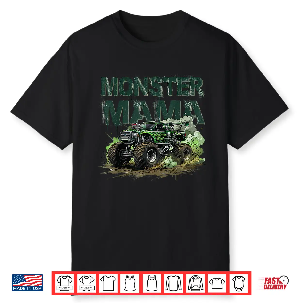Monster Truck Mama Family Matching Monster Truck Lovers Shirt Monster Truck Mama Family Matching Monster Truck Lovers Shirt