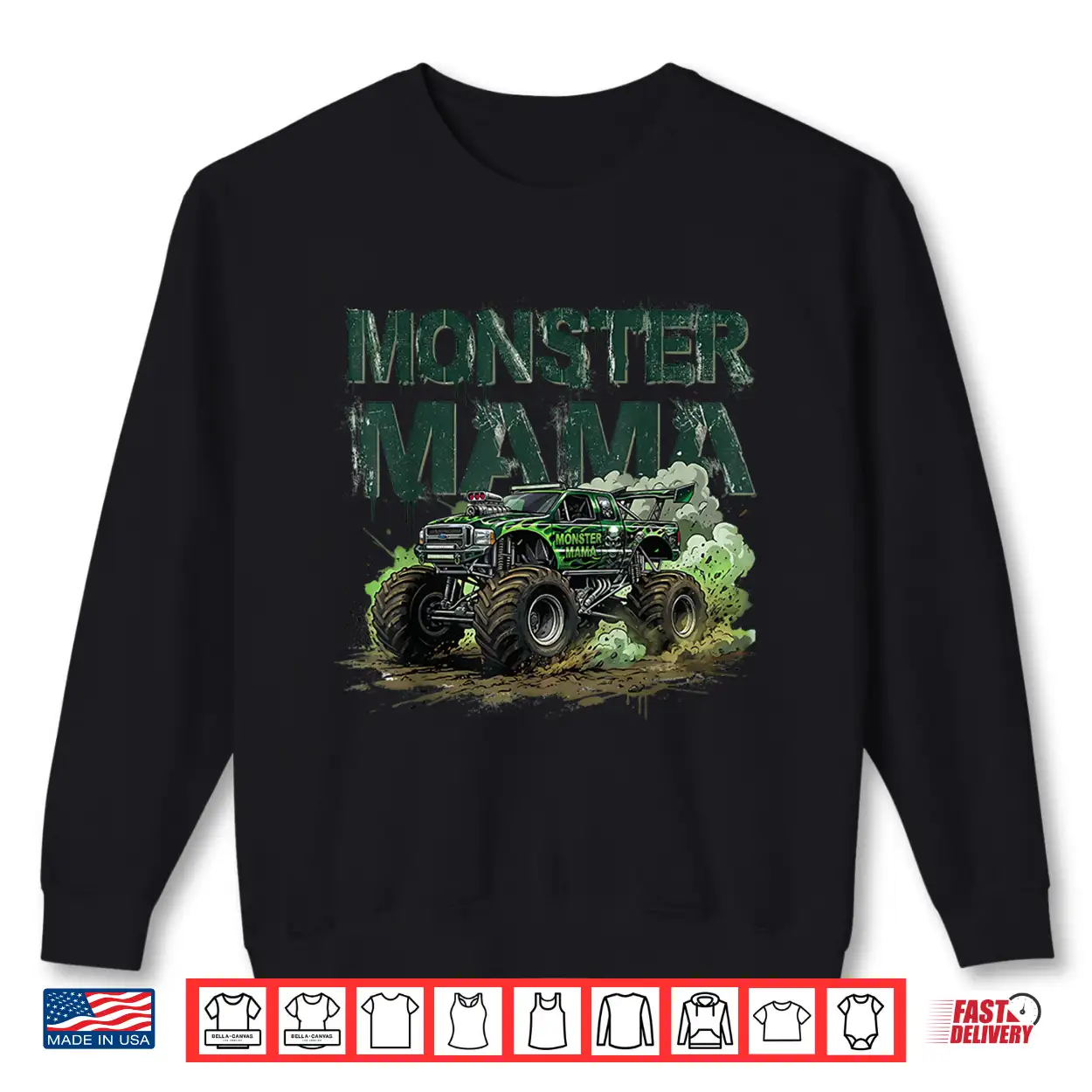 Monster Truck Mama Family Matching Monster Truck Lovers Shirt Monster Truck Mama Family Matching Monster Truck Lovers Shirt