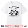 Bonded Over Bad Decisions And Snack Runs Funny Raccoon Shirt