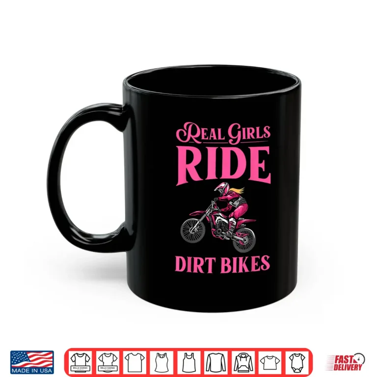 Cool Dirt Bike Art For Women Girls Motocross Racing Dirtbike Shirt 3 Mug Cool Dirt Bike Art for Women Girls Motocross Racing Dirtbike Shirt