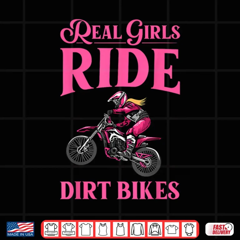 Cool Dirt Bike Art For Women Girls Motocross Racing Dirtbike Shirt 4 Design Cool Dirt Bike Art for Women Girls Motocross Racing Dirtbike Shirt