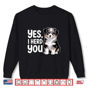 Sweatshirt Funny Australian Shepherd Art for Men Women Aussie Owner Shirt