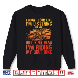 Sweatshirt Funny Dirt Bike Art for Men Women Motocross Dirt Bike Rider Shirt