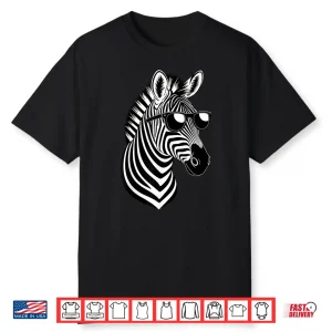 Funny Zebra Art For Men Women Kids Zebra Animal Print Zebra Shirt