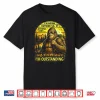 Bigfoot Outdoor Hiking Dad Joke Im Outstanding Sasquatch Shirt