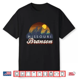 Branson Missouri Vintage Mountain Hiking Retro Eighties Nineties Shirt