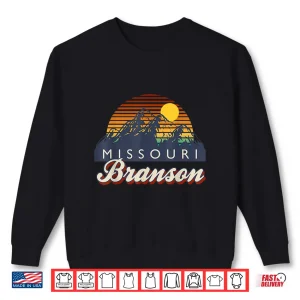 Branson Missouri Vintage Mountain Hiking Retro Eighties Nineties Shirt 2 Sweatshirt Branson Missouri Vintage Mountain Hiking Retro Eighties Nineties Shirt