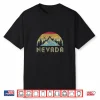 Nevada Retro Vintage Mountains Nature Hiking Graphic Shirt