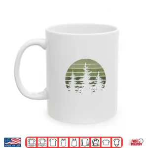 Mug Vintage Wildlife Forest Trees Outdoors Nature Retro Hiking Shirt