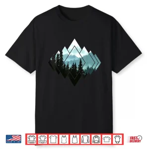 Forest Nature Mountains Trekking Hiking Camping Outdoor Gift Shirt