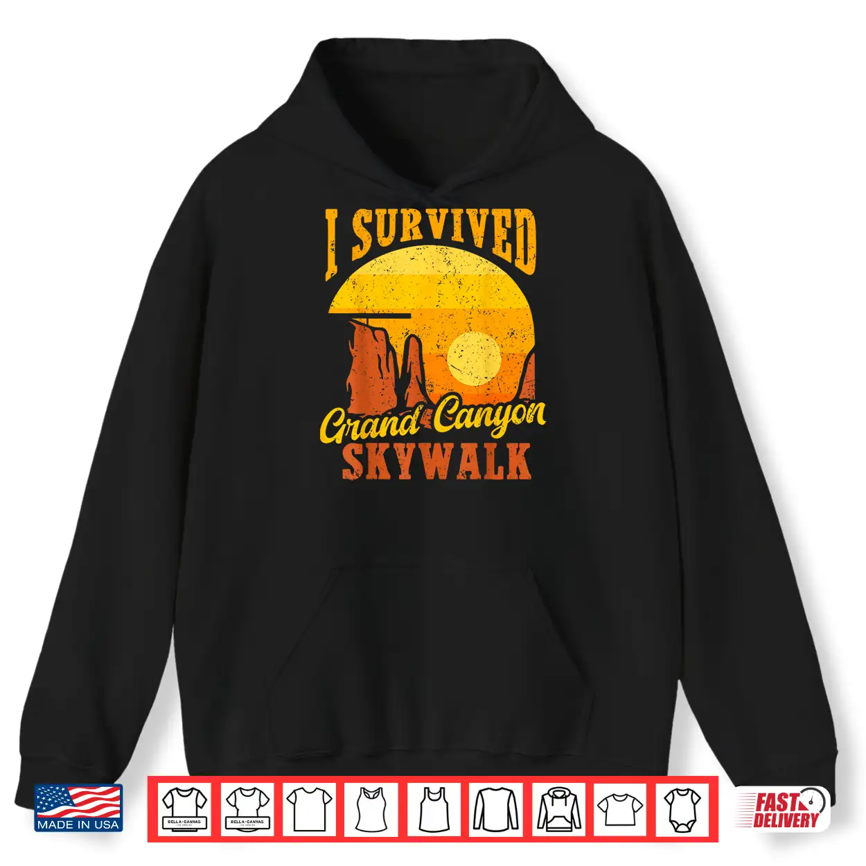 I Survived The Grand Canyon Skywalk Hiking & Camping Shirt I Survived The Grand Canyon Skywalk Hiking & Camping Shirt