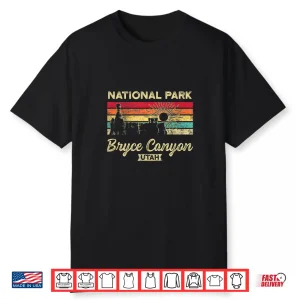 National Park Retro Sunset Bryce Canyon Shirt