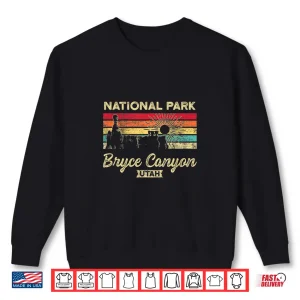 Sweatshirt National Park Retro Sunset Bryce Canyon Shirt