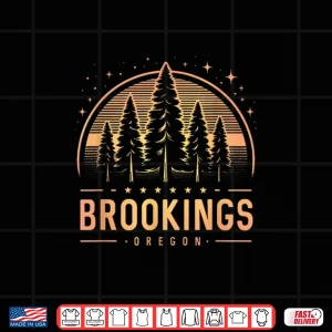 Design Brookings Brookings Oregon Brookings OR Trekking Shirt