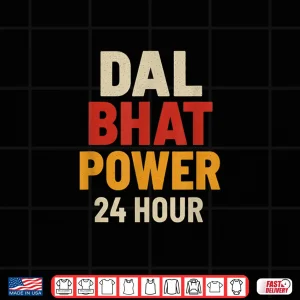 Design Dal Bhat Power 24 Hour Nepal Trekking Design Shirt