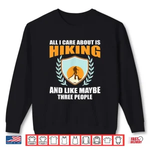 Sweatshirt Great Gift Forest Hiking Camping Trekking Snow Mountains Shirt
