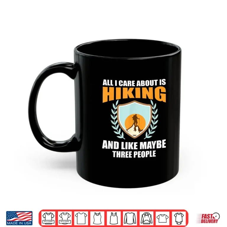 Mug Great Gift Forest Hiking Camping Trekking Snow Mountains Shirt