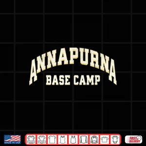 Sporty Annapurna Base Camp Mountain Trekking In Nepal Shirt 4 Design Sporty Annapurna Base Camp Mountain Trekking in Nepal Shirt