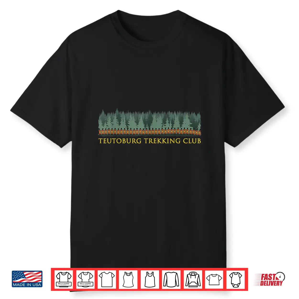 Teutoburg Trekking Club Funny Roman History Shirt Teutoburg Trekking Club Funny Roman History Shirt