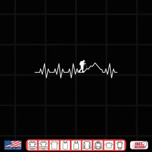 Trekker Hiking Mountain Trekking Heartbeat Hike Pulse Gift Shirt 4 Design Trekker Hiking Mountain Trekking Heartbeat Hike Pulse Gift Shirt