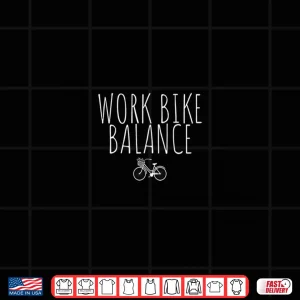 Design Work bike balance bicycle cyclist e bike motif design Shirt
