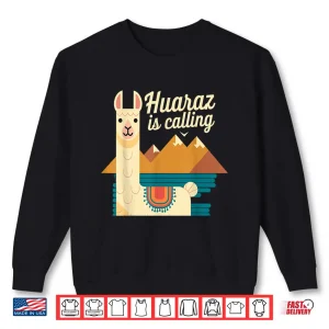 Sweatshirt Alpaca Huaraz Cordillera Blanca Trekking Adventure Peru Shirt