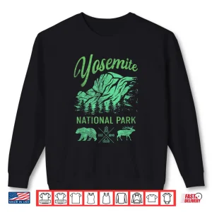 Sweatshirt Deer and Bear Yosemite National Park Shirt