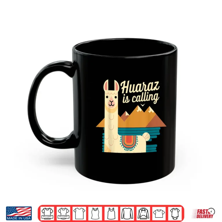 Mug Alpaca Huaraz Cordillera Blanca Trekking Adventure Peru Shirt