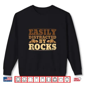 Sweatshirt Easily distracted by Rocks Trekking Wander climbing Shirt