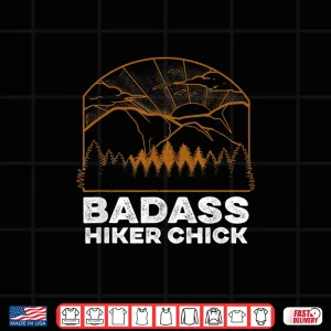 Design Hiker Chick Hiking Girlfriend Trail Fiance Funny Shirt