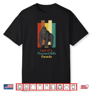 Land Of A Thousand Hills African Gorilla Trekking Rwanda Shirt