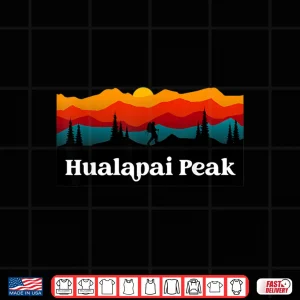 Design Outdoor hiking nature Hualapai Peak national park trekking Shirt