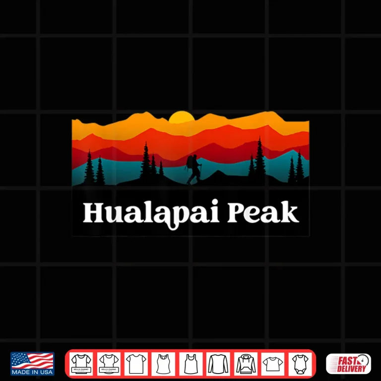 Design Outdoor hiking nature Hualapai Peak national park trekking Shirt